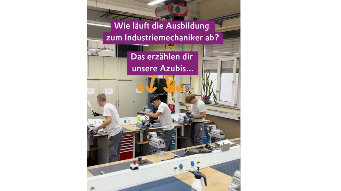 Ryan und Samuel geben dir einen Einblick in ihren Alltag als Industriemechaniker