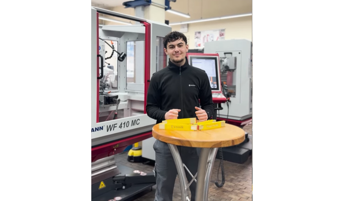 Fräsmaschine in Action